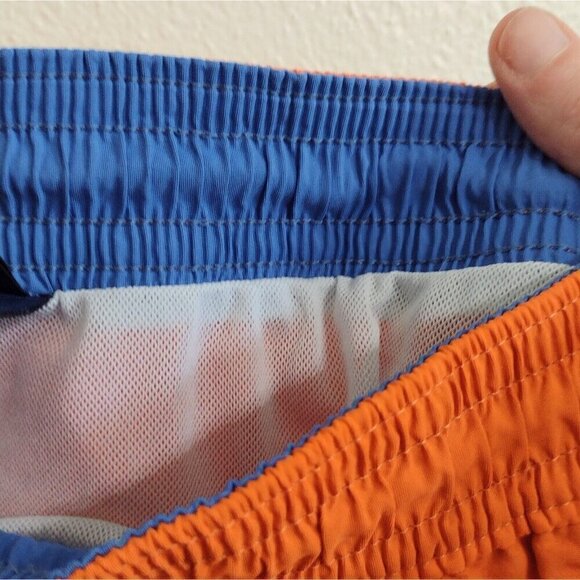 Polo Ralph Lauren Orange Lined Swimsuit Trunks Drawstring Waist and Mens 2XL - Picture 6 of 8